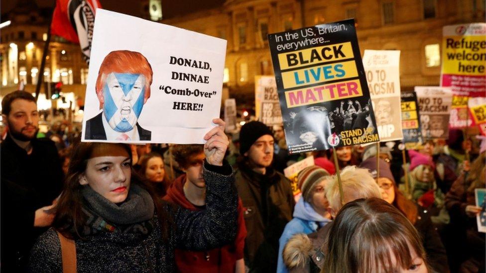 protest in edinburgh