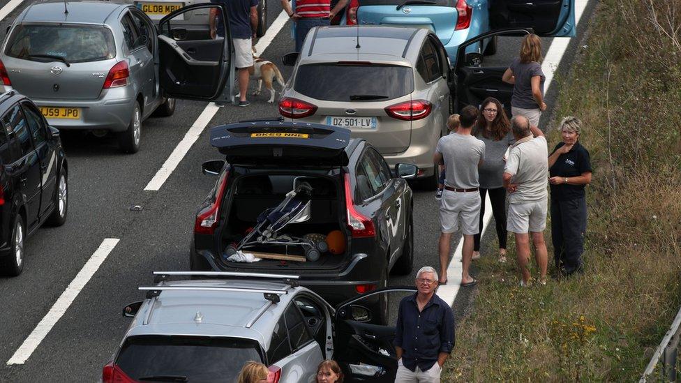 Queues on the motorway