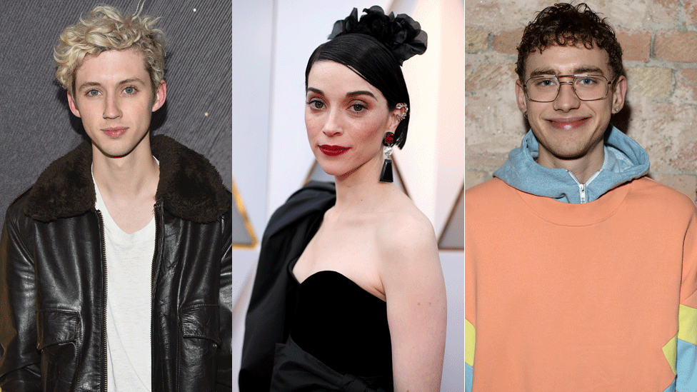 Troye Sivan, St Vincent and Olly Alexander