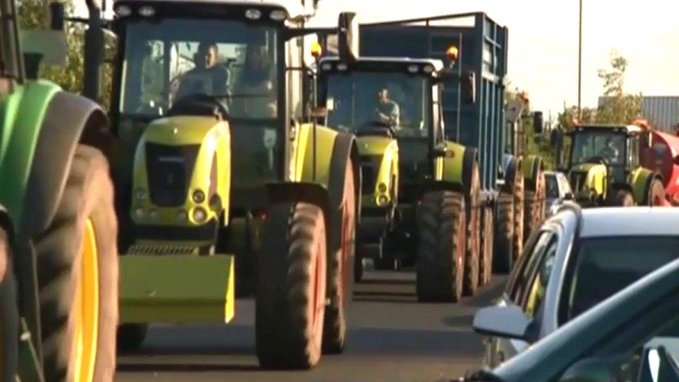 Farmers blockade in 2012