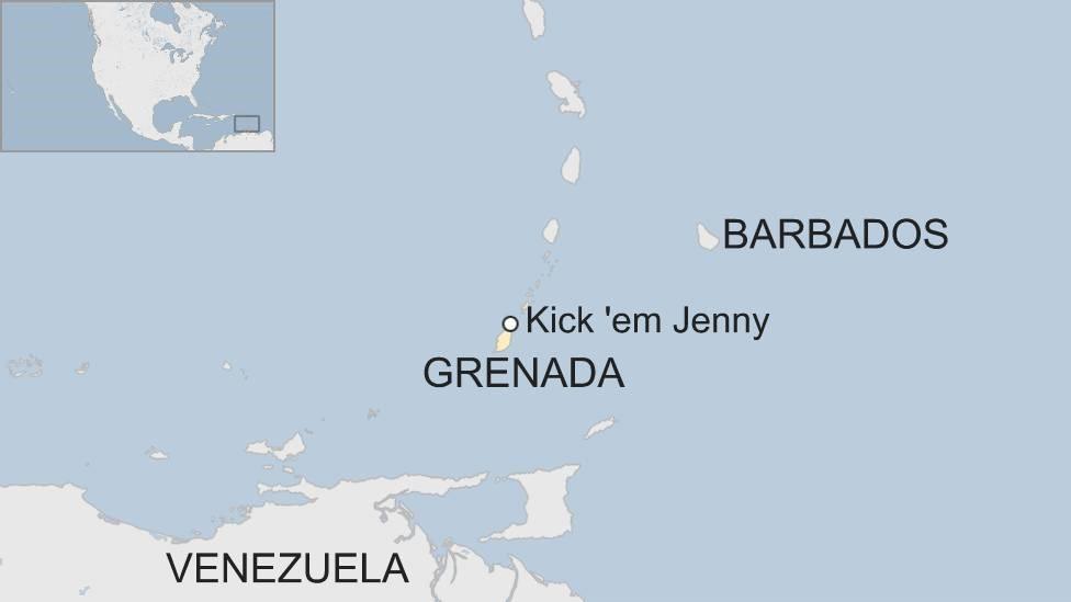 Map of Grenada