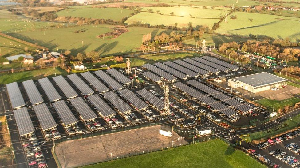 Bentley car factory in Crewe