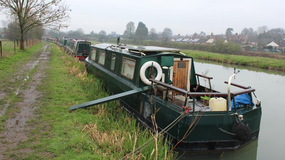 Green boat