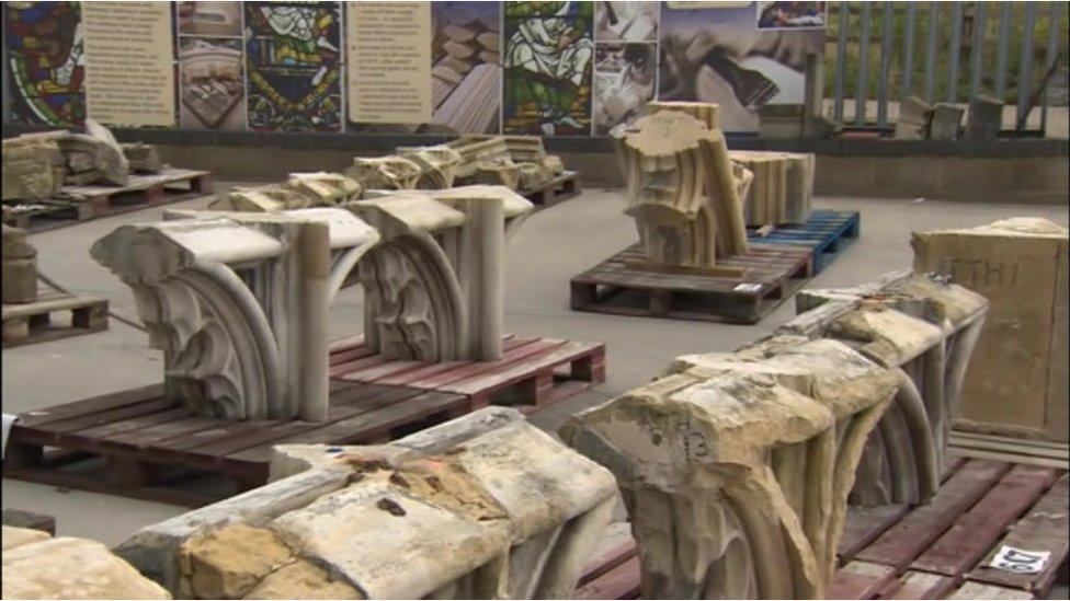 Stonework to be auctioned