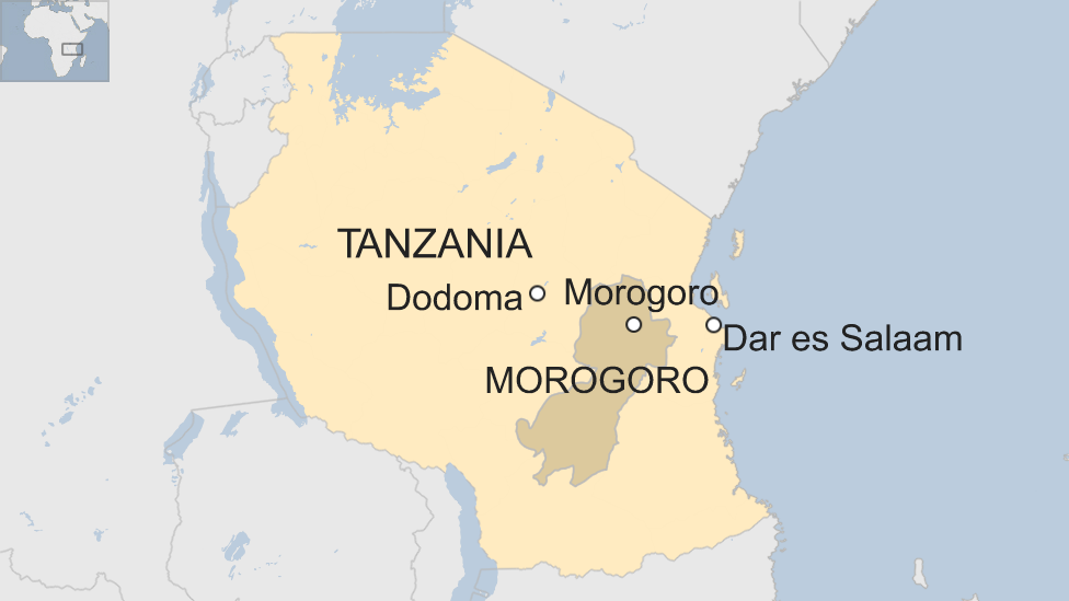 Tanzania map