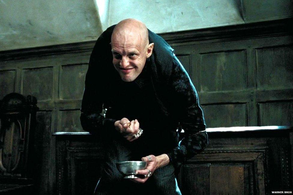 Jim Tavare as Tom the innkeeper in Harry Potter and the Prisoner of Azkaban