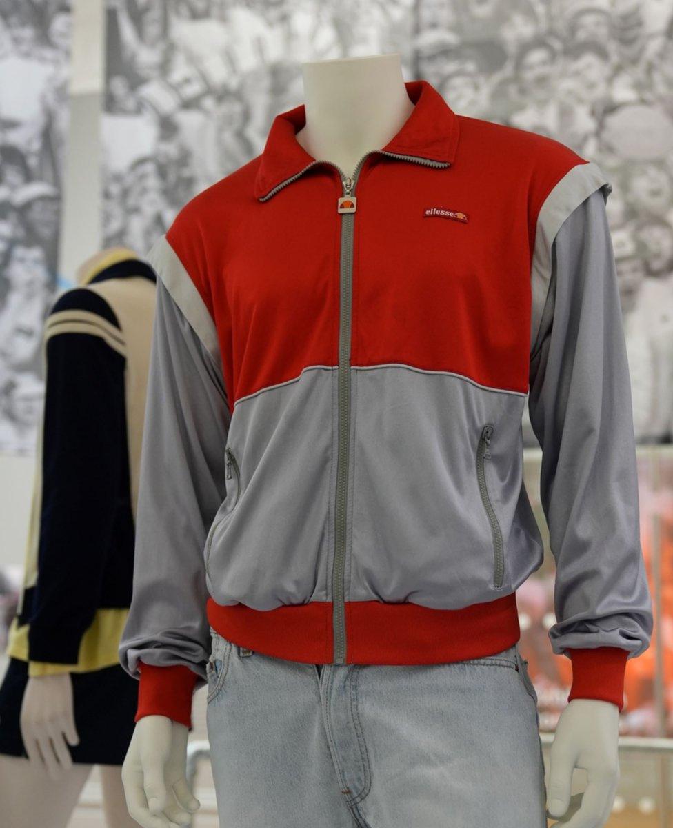 An Ellesse tracksuit on display