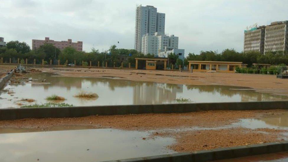 Pitches in Swindon Academy in Karachi