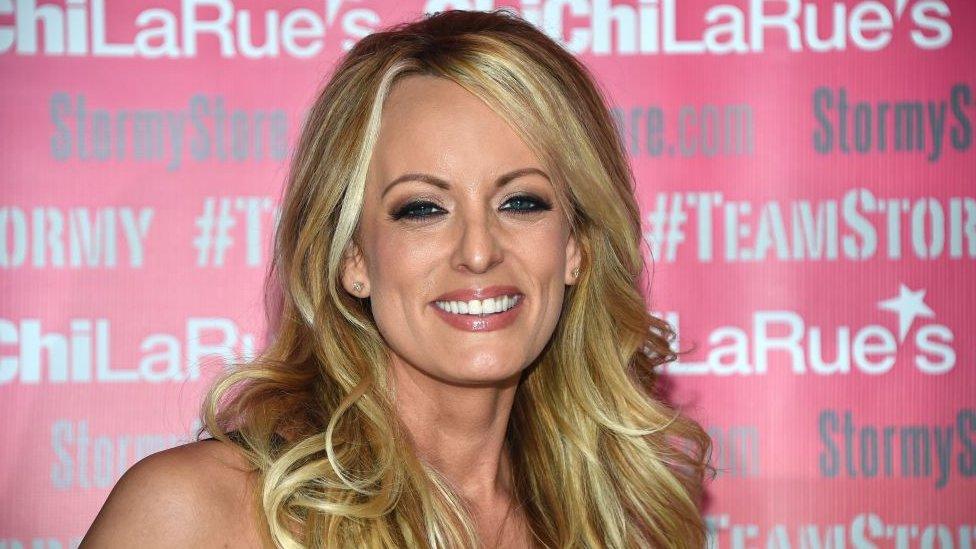 Adult film actress Stormy Daniels