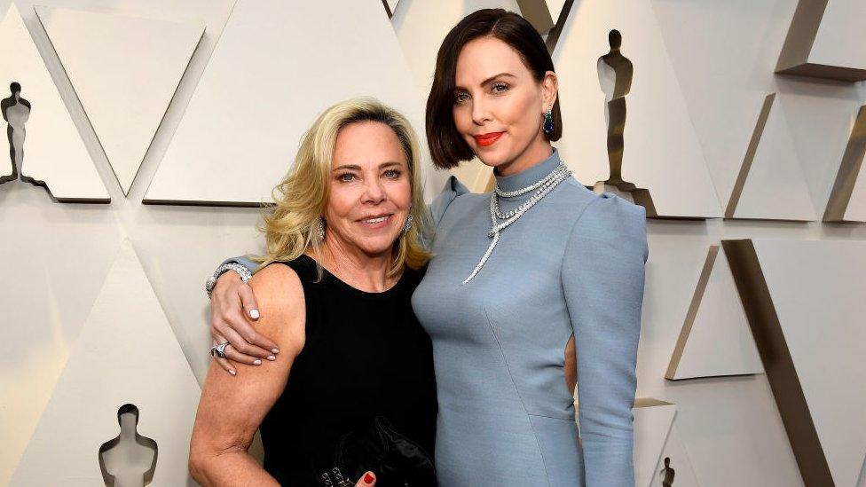 Gerda Moritz and Charlize Theron