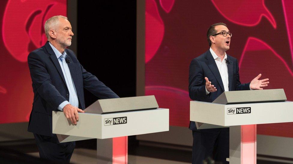 Jeremy Corbyn and Owen Smith