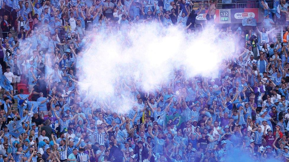 Coventry fans at Wembley