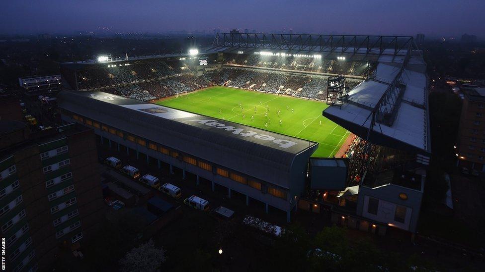 Upton Park by night