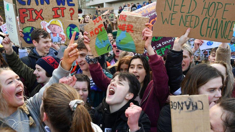 climate change protest