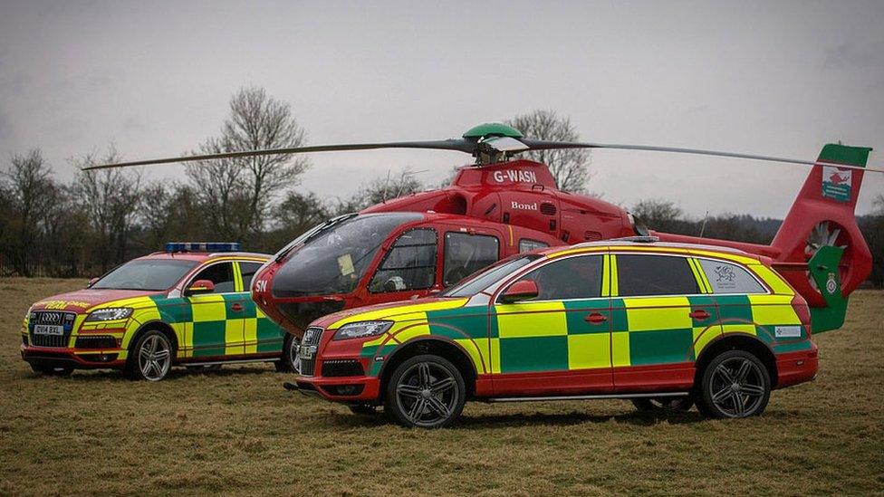 Wales Air Ambulance fleet