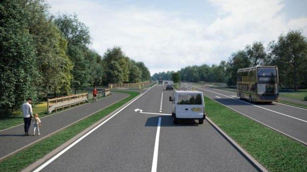 How the A40 might look once the work's done