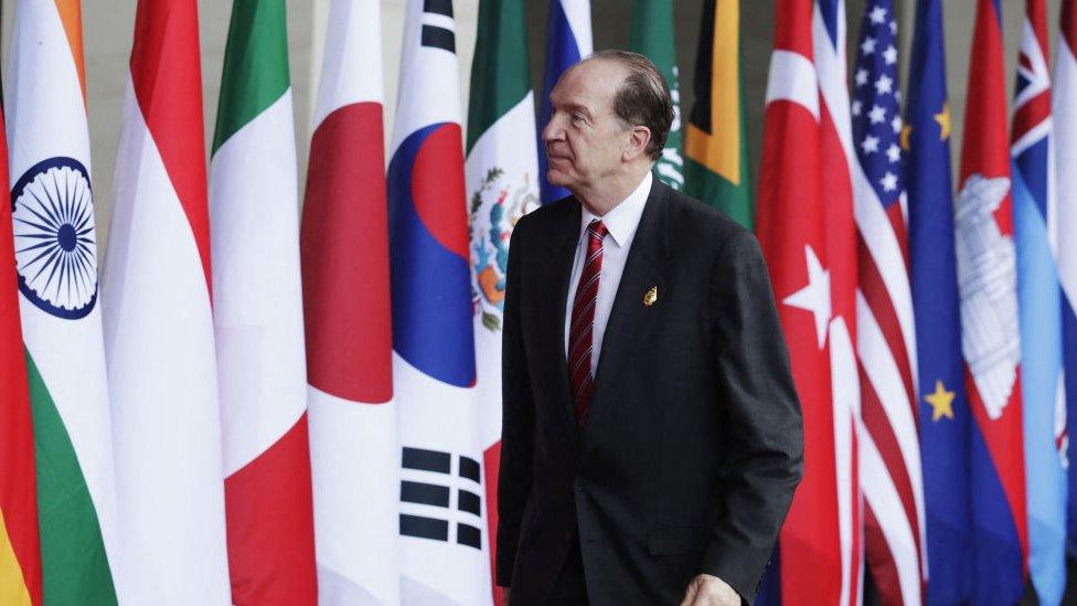 World Bank President David Malpass