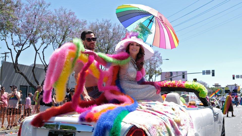 Lisa at LA Pride 2019