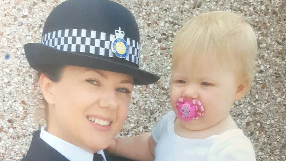 Joanna Brown and her daughter Rosie