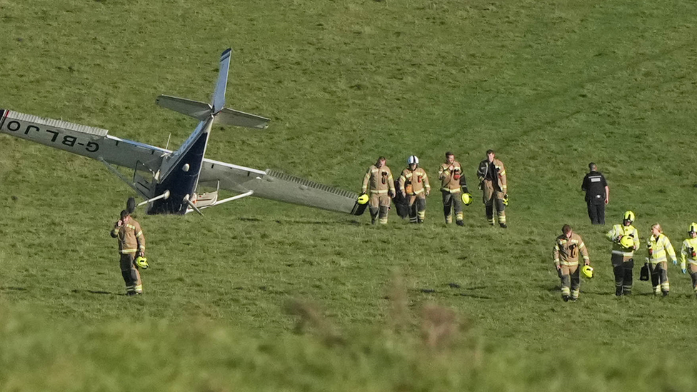 Plane crash in Shoreham