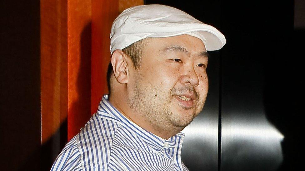 In a picture taken on 4 June 2010 Kim Jong-Nam, the eldest son of North Korean leader Kim Jong-Il, stands during an interview with South Korean media representatives in Macau.