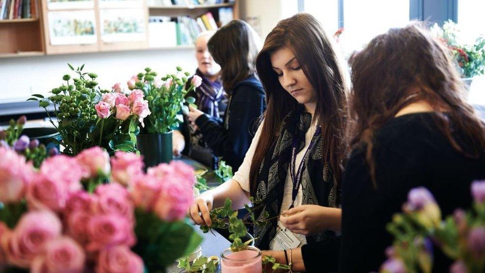 Floristry at Easton & Otley College