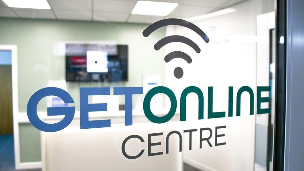 Get Online Centre front