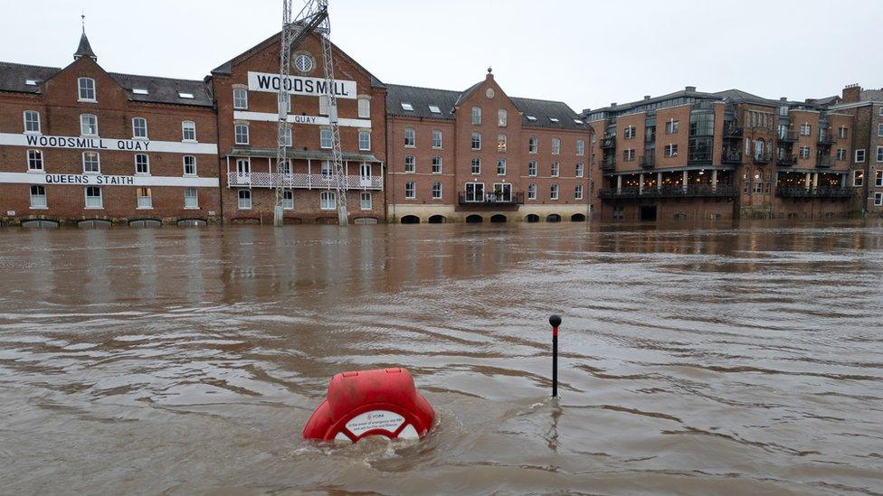 Flooding in York