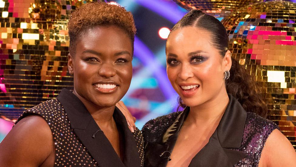 Nicola Adams and Katya Jones