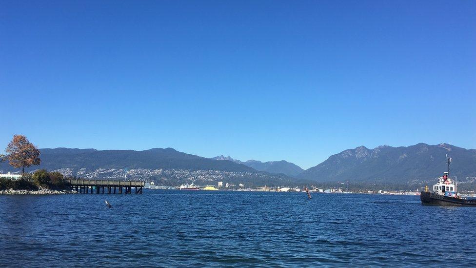 Vancouver's coastline