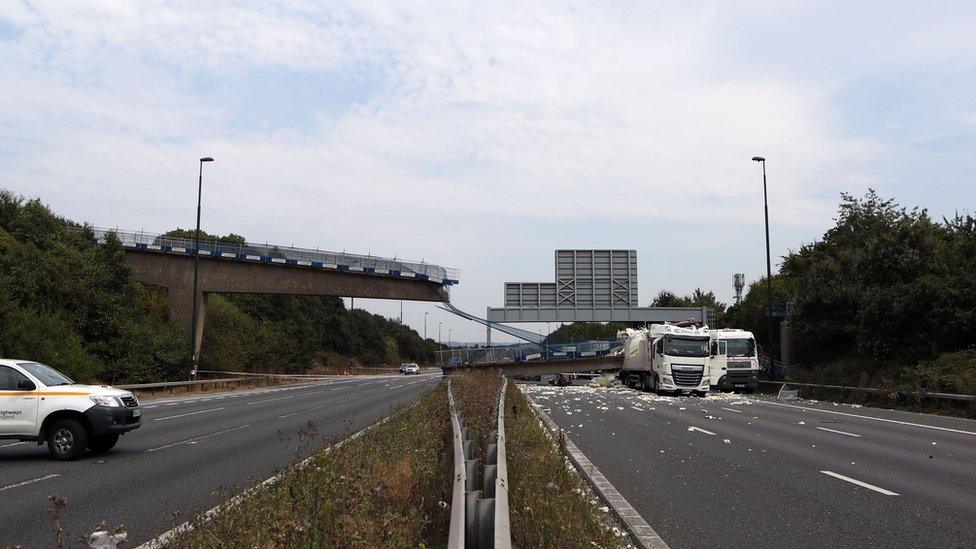 Bridge collapse