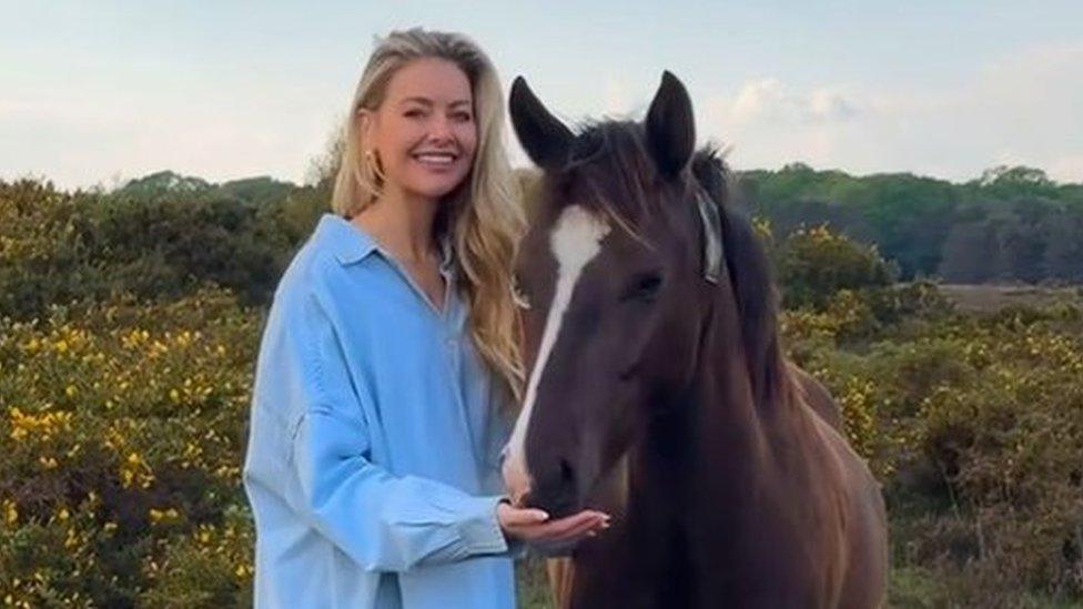 April Rose Pengilly and New Forest pony