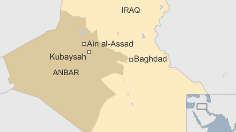 Map showing where kubaysah is