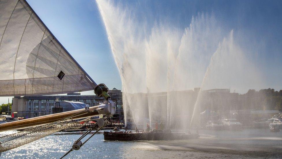 Display tug at the Bristol Harbour Festival