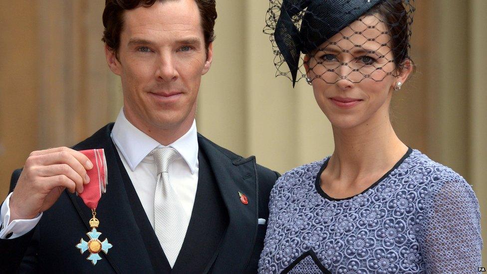 Benedict Cumberbatch and Sophie Hunter