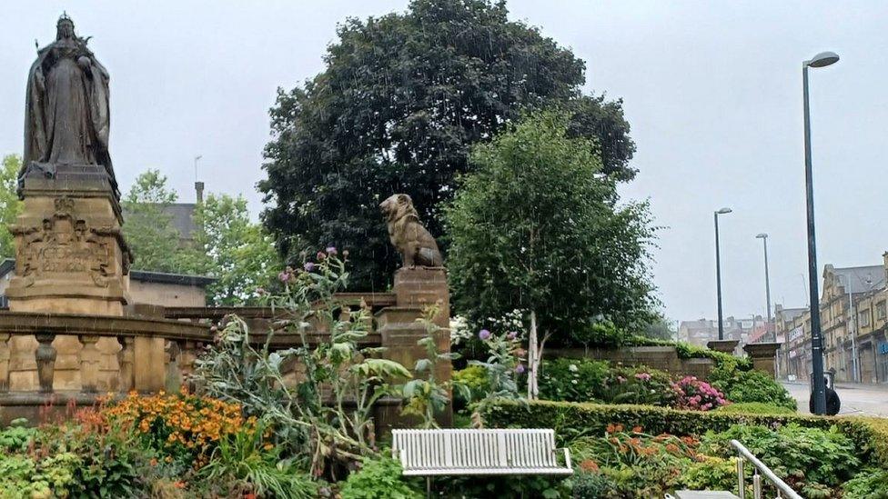 The site of the proposed commonwealth war memorial