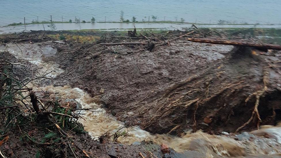 Landslide in Lochalsh