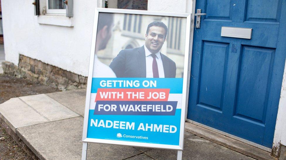 Conservative Party campaign board