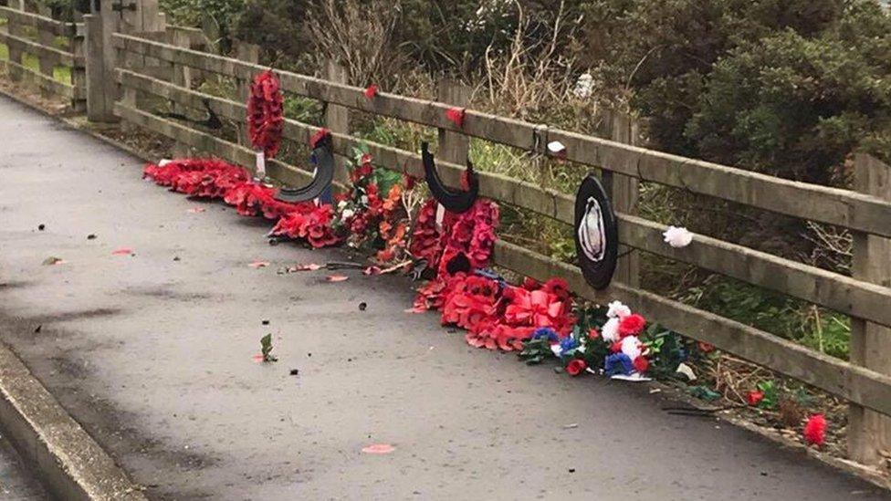 damage to wreaths