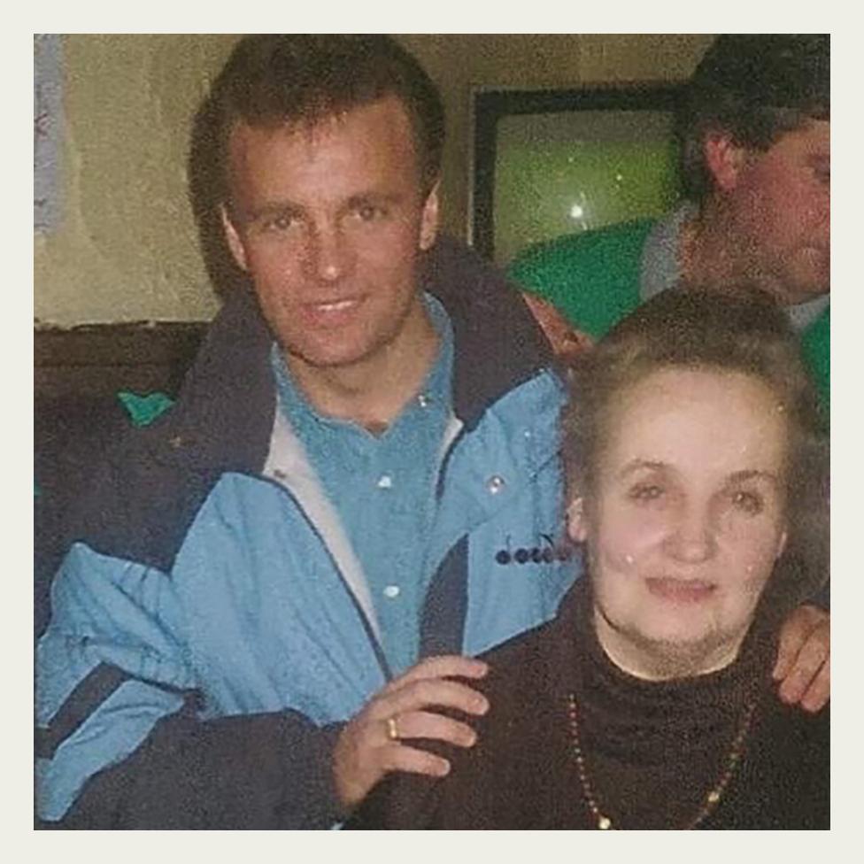 Rangers FC footballer, Davie Cooper pictured with Kathleen Waugh