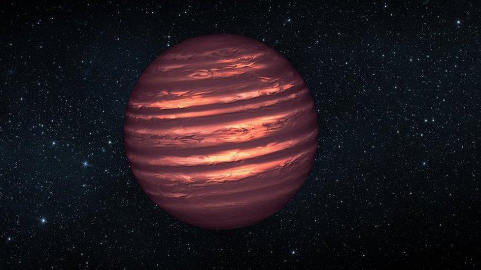 Artist's impression of how a brown dwarf might look