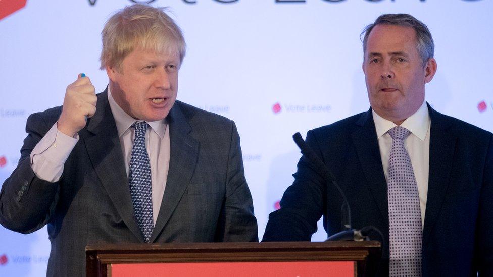 Boris Johnson and Liam Fox