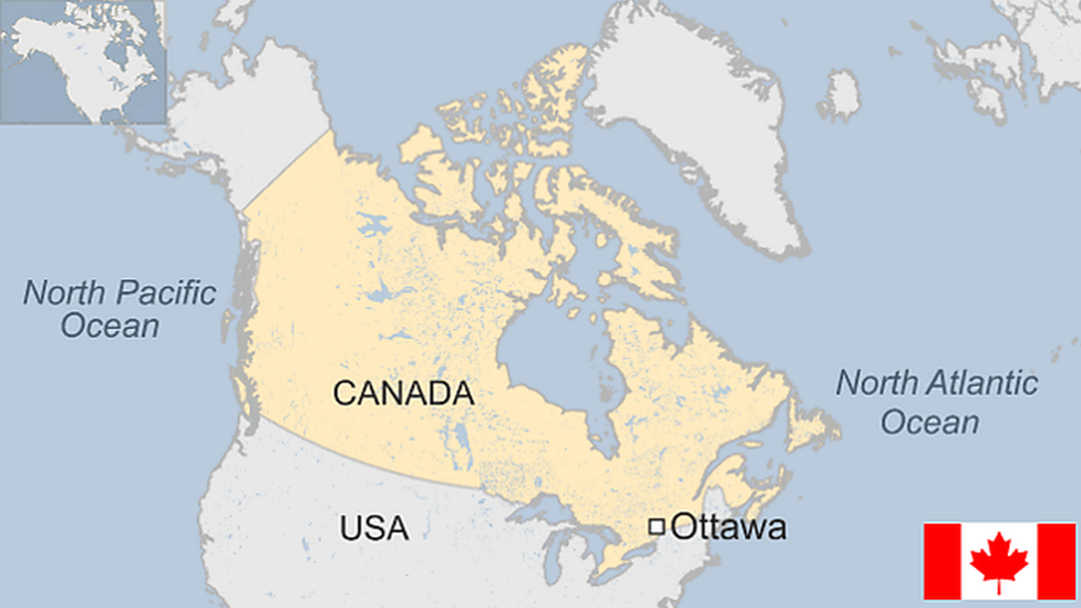 Map of Canada