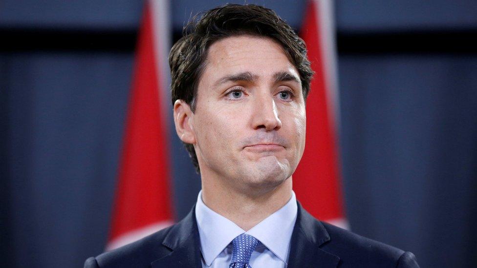 Canada's Prime Minister Justin Trudeau at a news conference in Ottawa, Ontario, Canada, on 12 December 2016