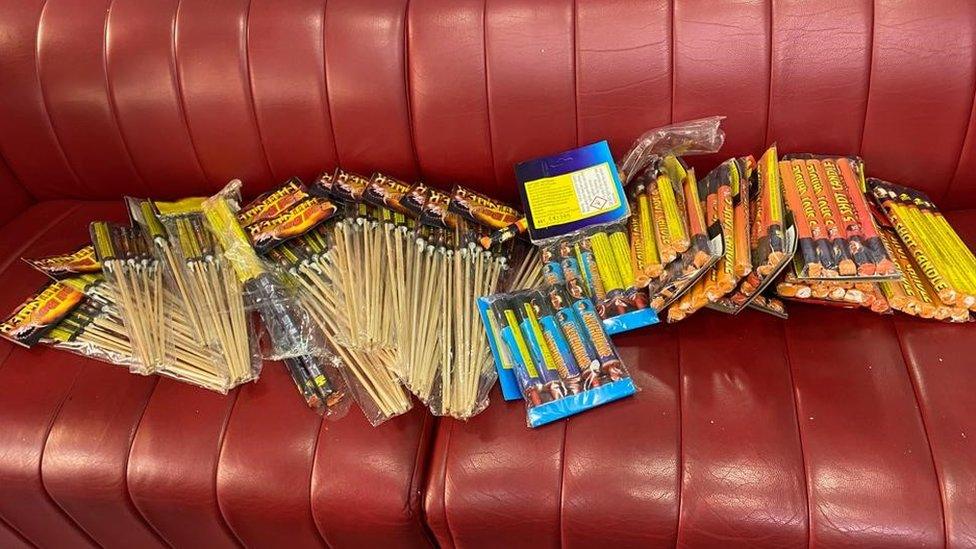 fireworks seized