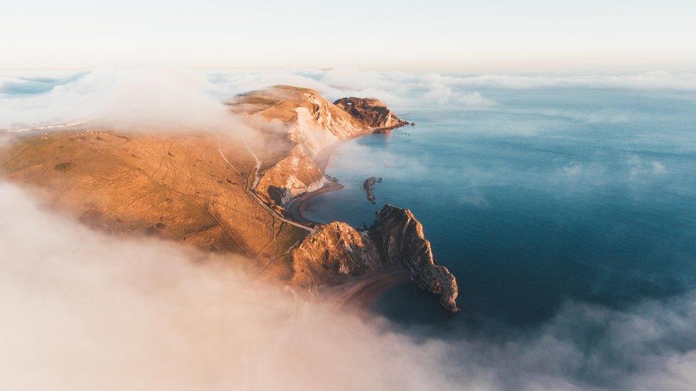 Clouds over Durdle Door