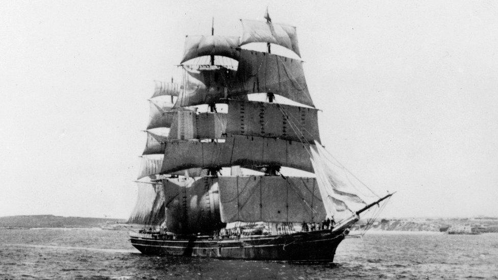 Cutty Sark in 1913 when she was the Ferreira