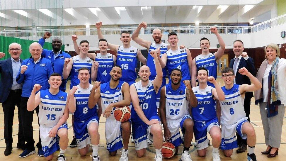 Belfast Star basketball club were All-Ireland Super League Champions for the 2019/20 season