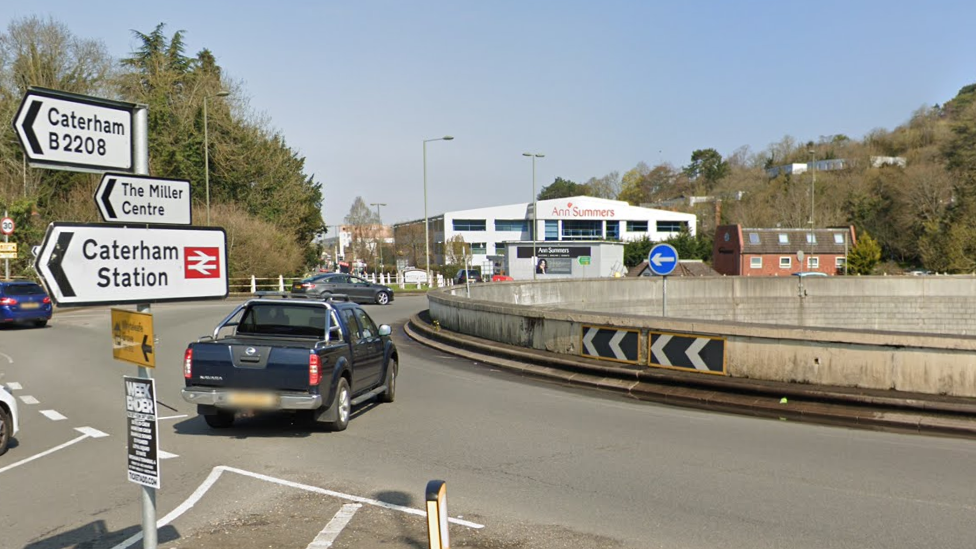 The northern section of Croydon Road in Caterham