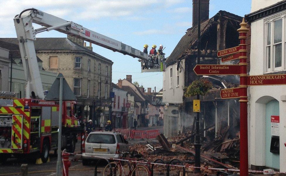 Firefighters in Sudbury